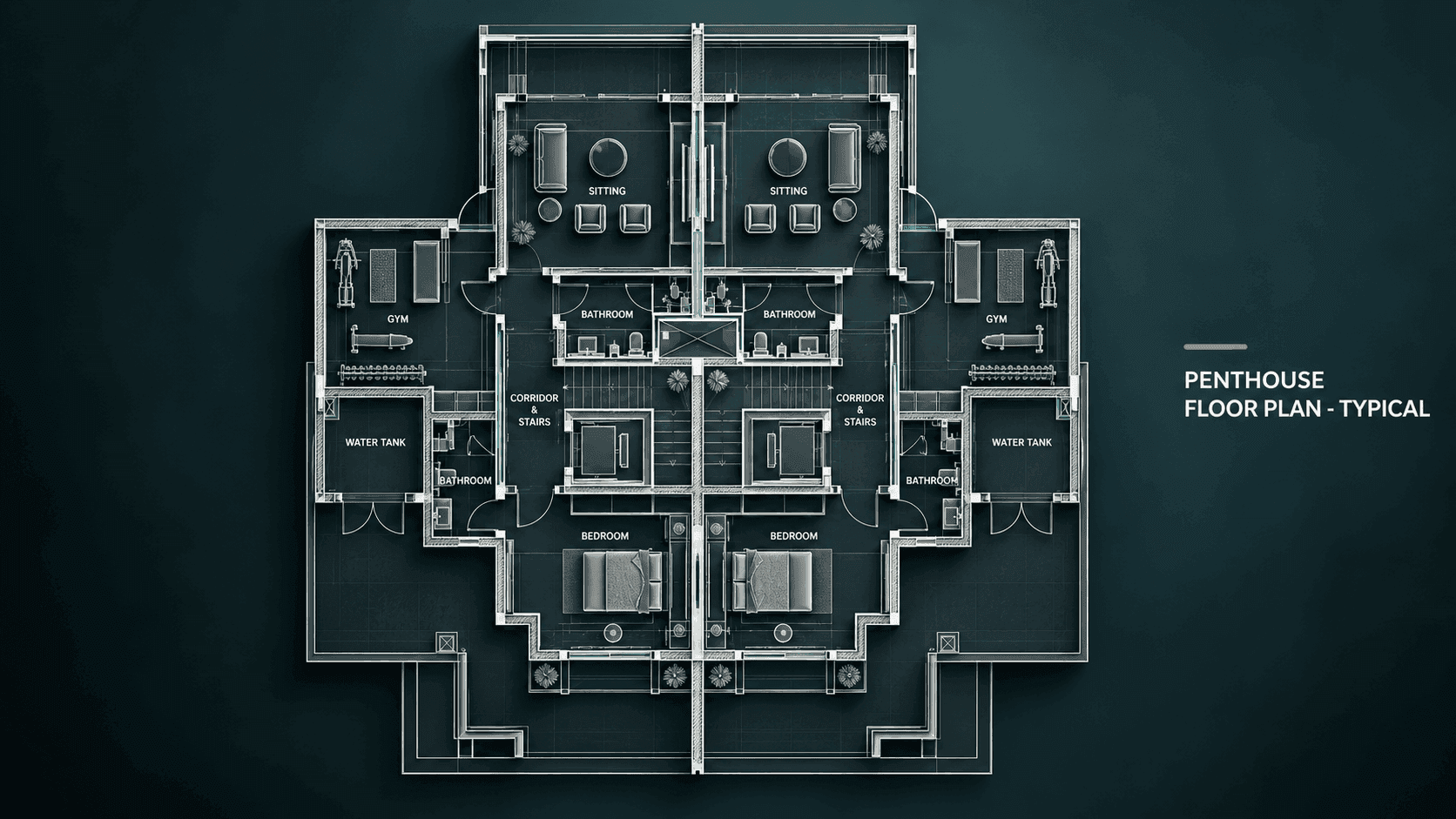 Floor plan, Penthouse