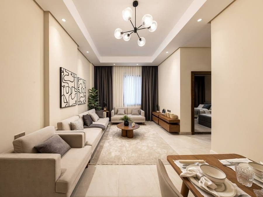 Living room at DARI Residences